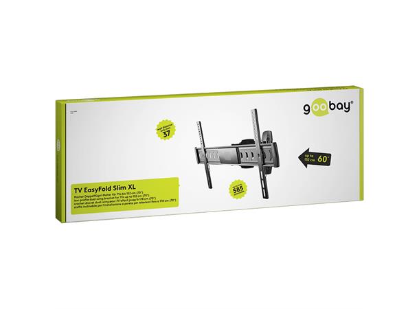 GooBay TV EasyFold Slim XL EasyFlex LTiltable mounting to 70